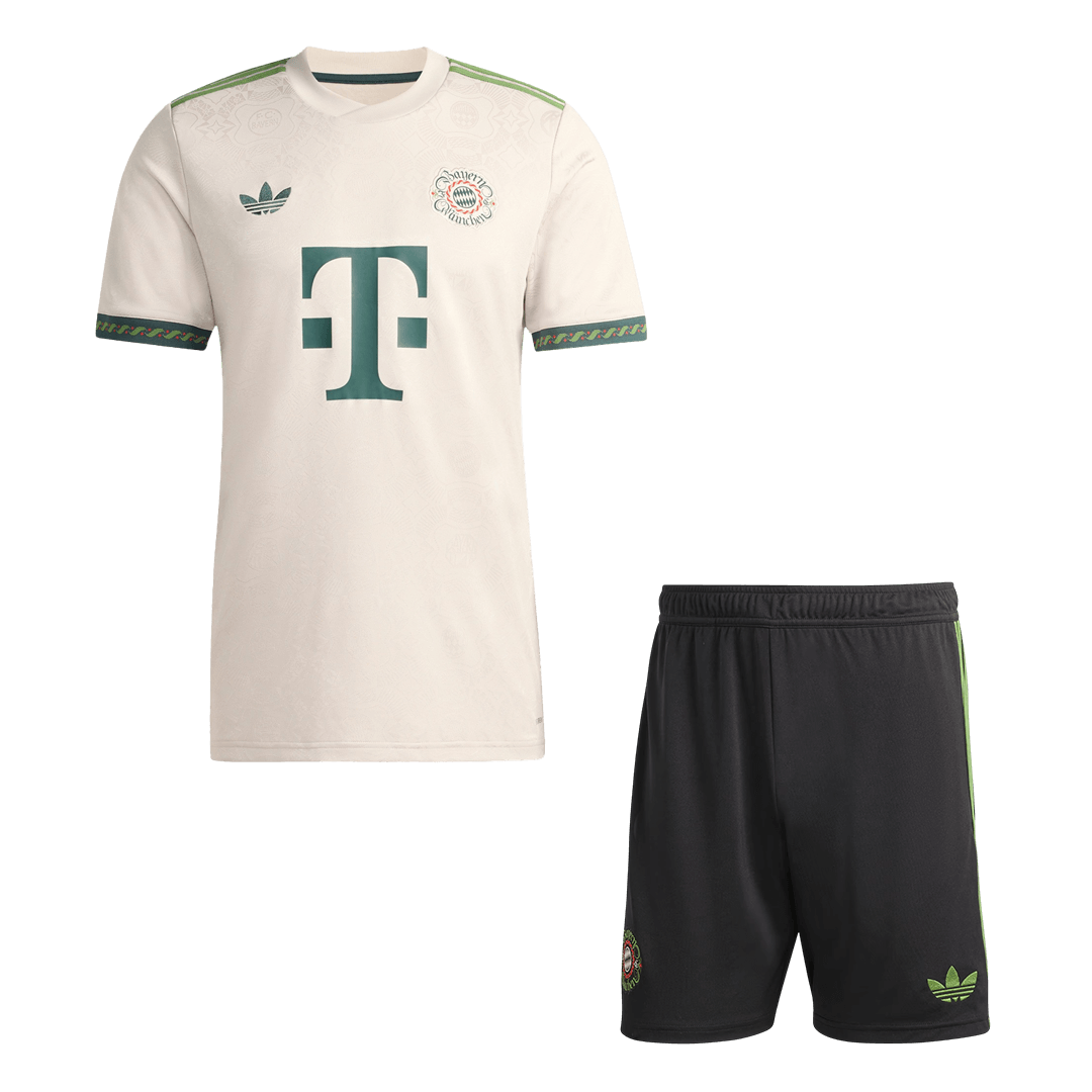 Bayern Munich Soccer Kit – Jersey + Shorts 2025/26 – Fan Version – front view