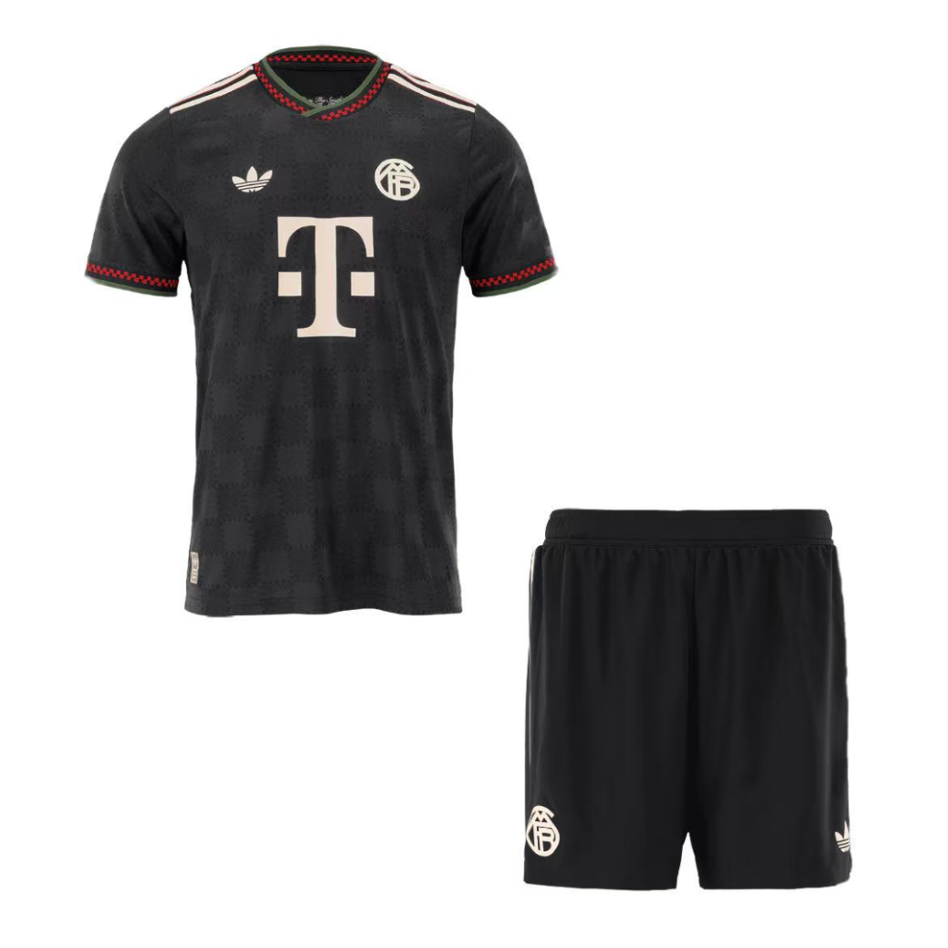 Bayern Munich Third Away Soccer Kit – Jersey + Shorts 2025/26 Player Version – front view