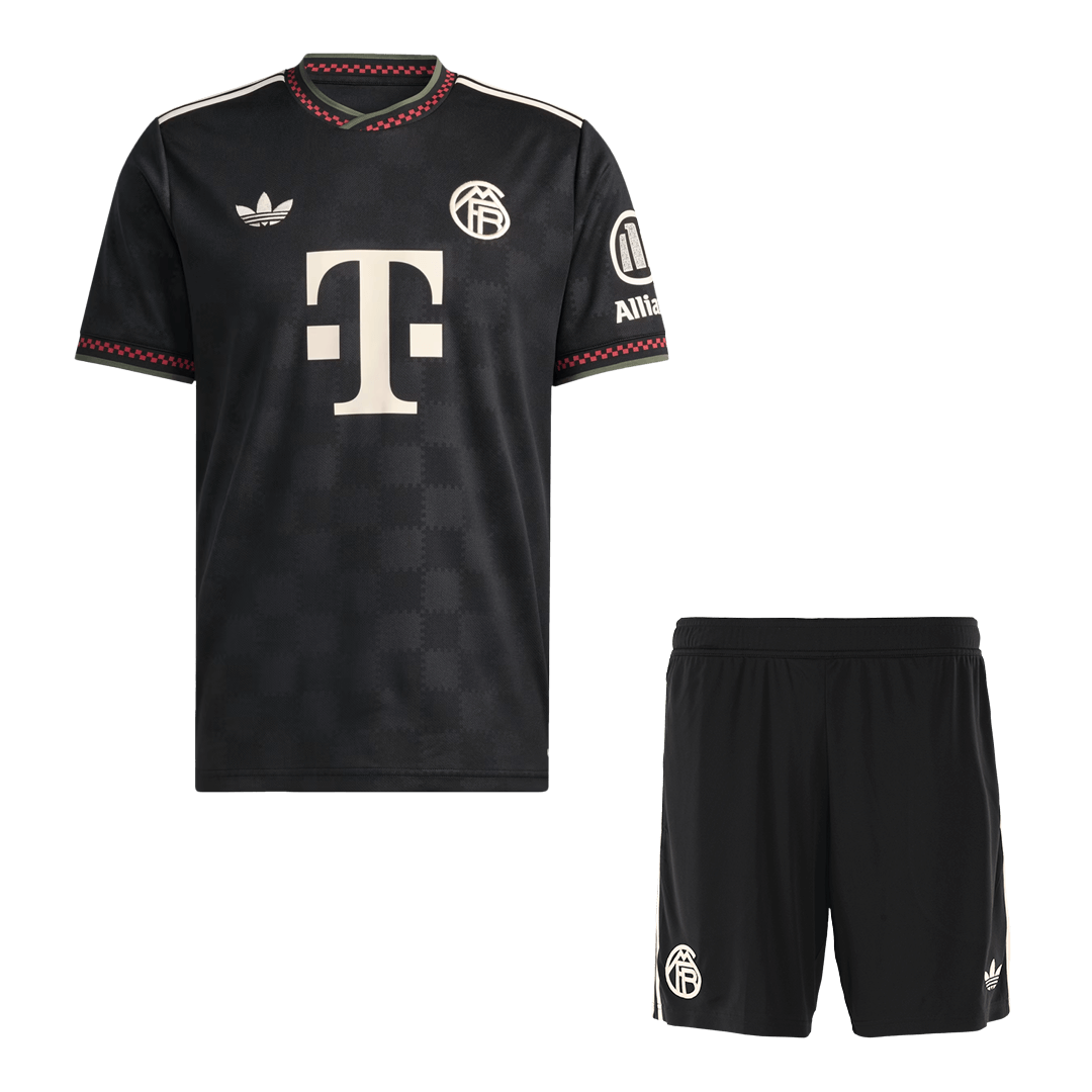 Bayern Munich Third Away Soccer Kit – Jersey + Shorts 2025/26 – Fan Version – front view