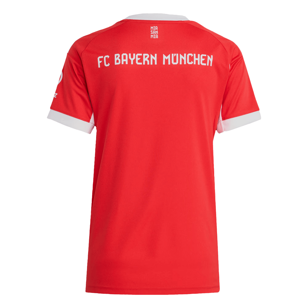 Women’s Bayern Munich Home Soccer Jersey 2025/26 – Fan Version – back view