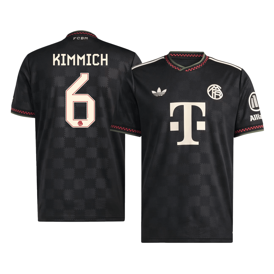 KIMMICH #6 Bayern Munich Third Away Soccer Jersey 2025/26 – Fan Version – front view
