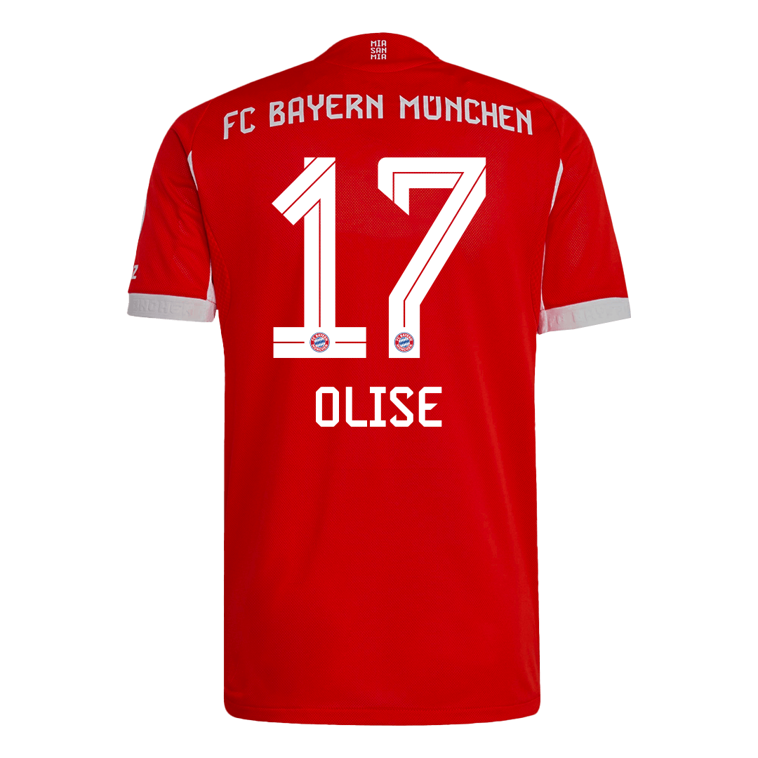 OLISE #17 Bayern Munich Home Soccer Jersey 2025/26 Player Version – jersey details