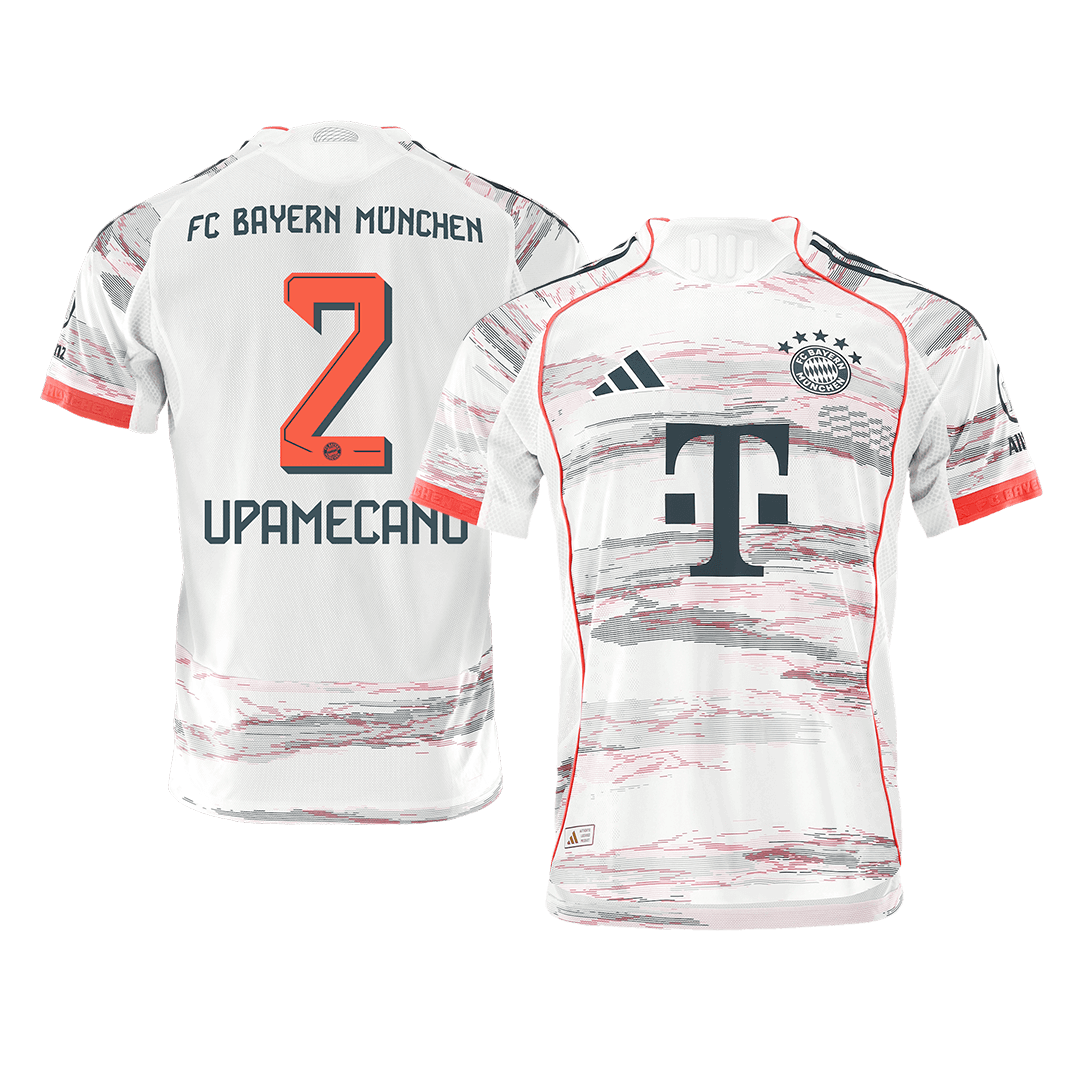 UPAMECANO #2 Bayern Munich Away Soccer Jersey 2025/26 Player Version – front view