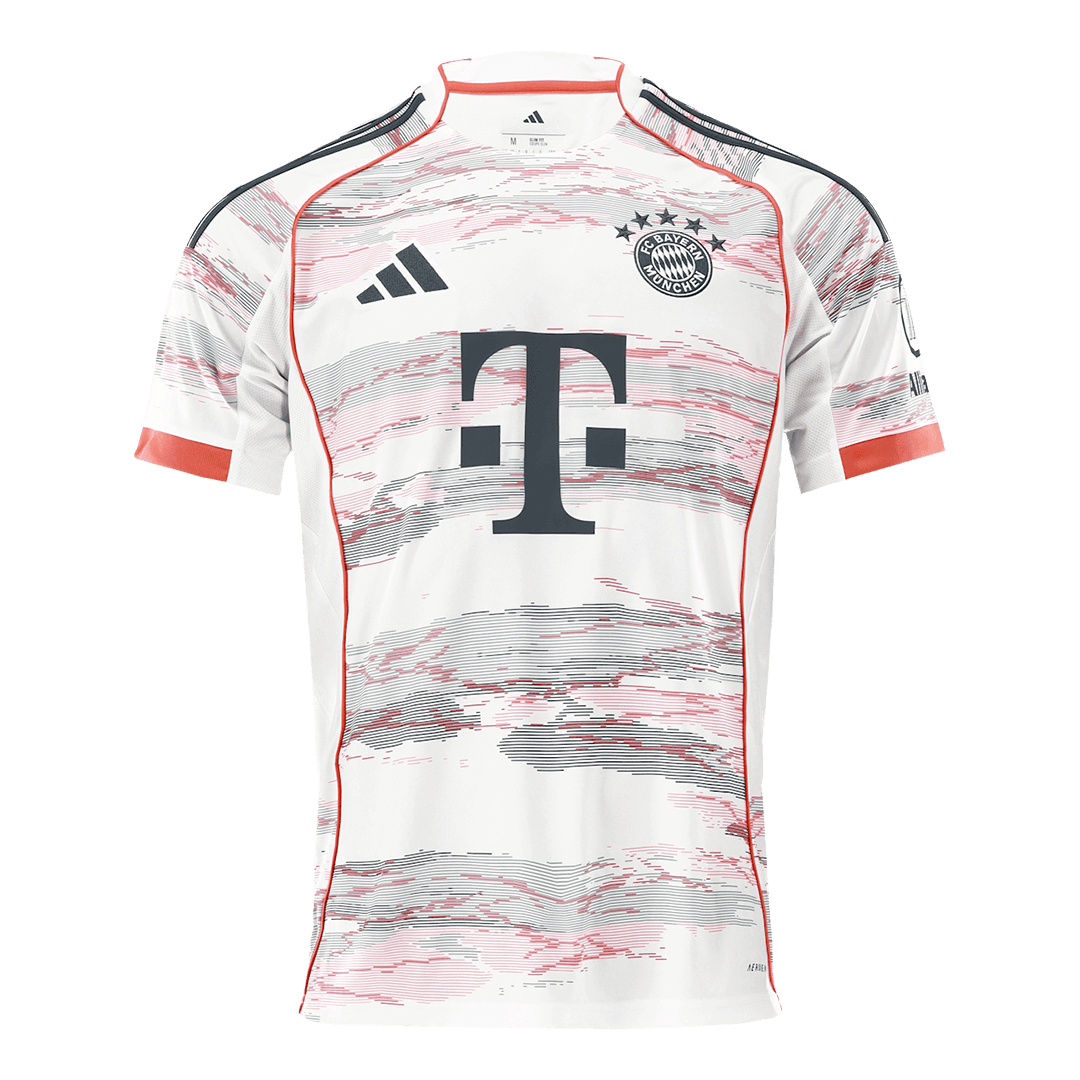 MÜLLER #25 Bayern Munich Away Soccer Jersey 2025/26 – Fan Version – back view