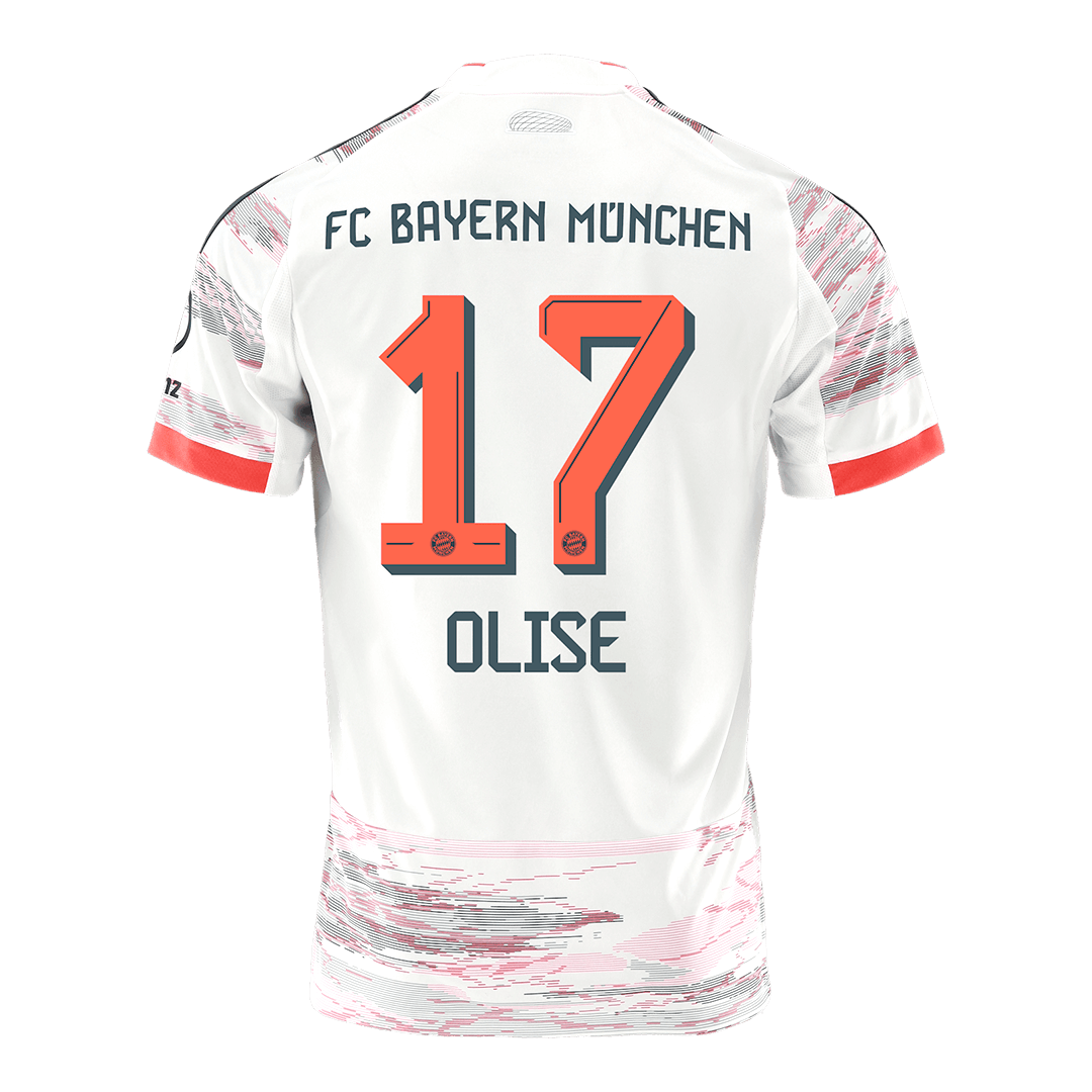 OLISE #17 Bayern Munich Away Soccer Jersey 2025/26 β Fan Version β εεεΎ 2 OLISE #17 Bayern Munich Away Soccer Jersey 2025/26 β Fan Version β back view