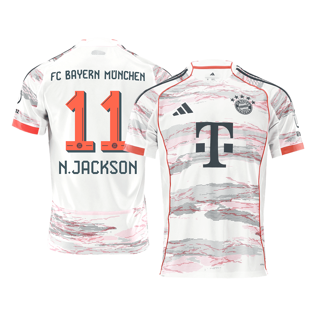 N.JACKSON #11 Bayern Munich Away Soccer Jersey 2025/26 β Fan Version β εεεΎ 1 N.JACKSON #11 Bayern Munich Away Soccer Jersey 2025/26 β Fan Version β front view