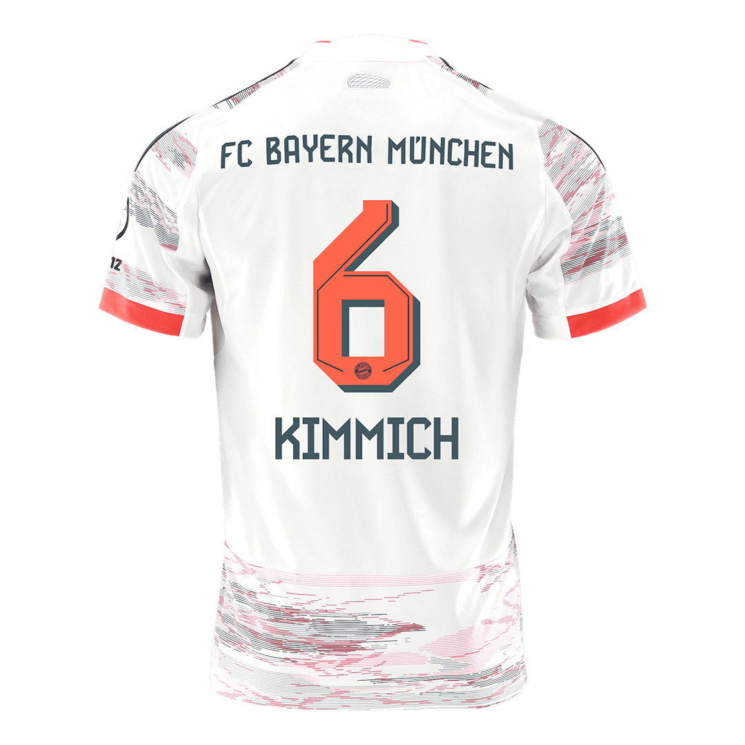KIMMICH #6 Bayern Munich Away Soccer Jersey 2025/26 – Fan Version – jersey details