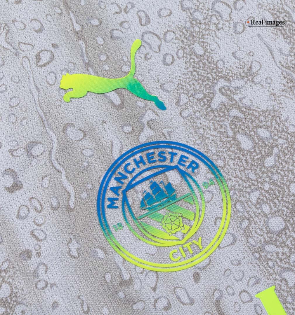 Kid’s Manchester City Third Away Soccer Jersey 2025/26 – Fan Version – jersey details