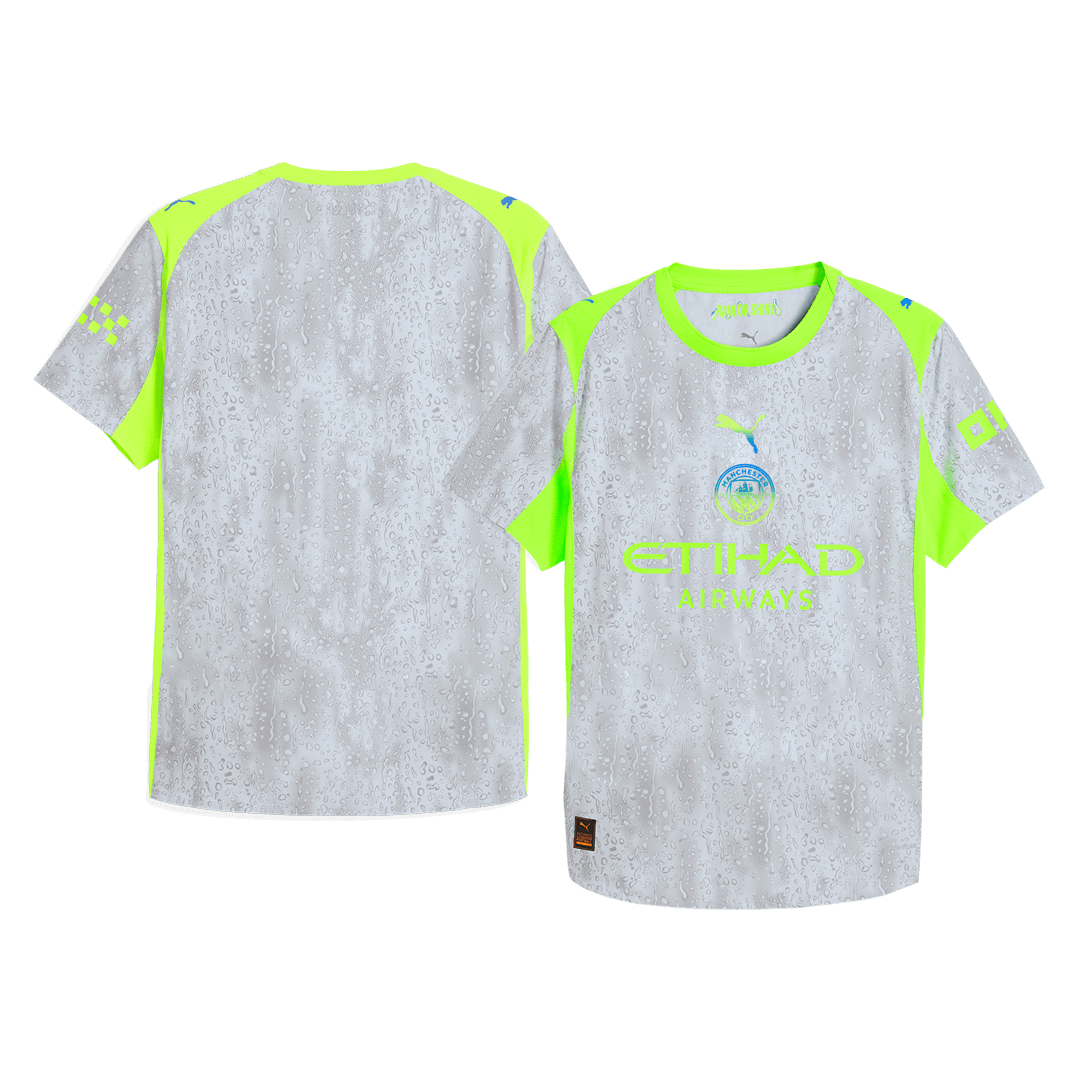 Manchester City Third Away Soccer Jersey 2025/26 Player Version – jersey details