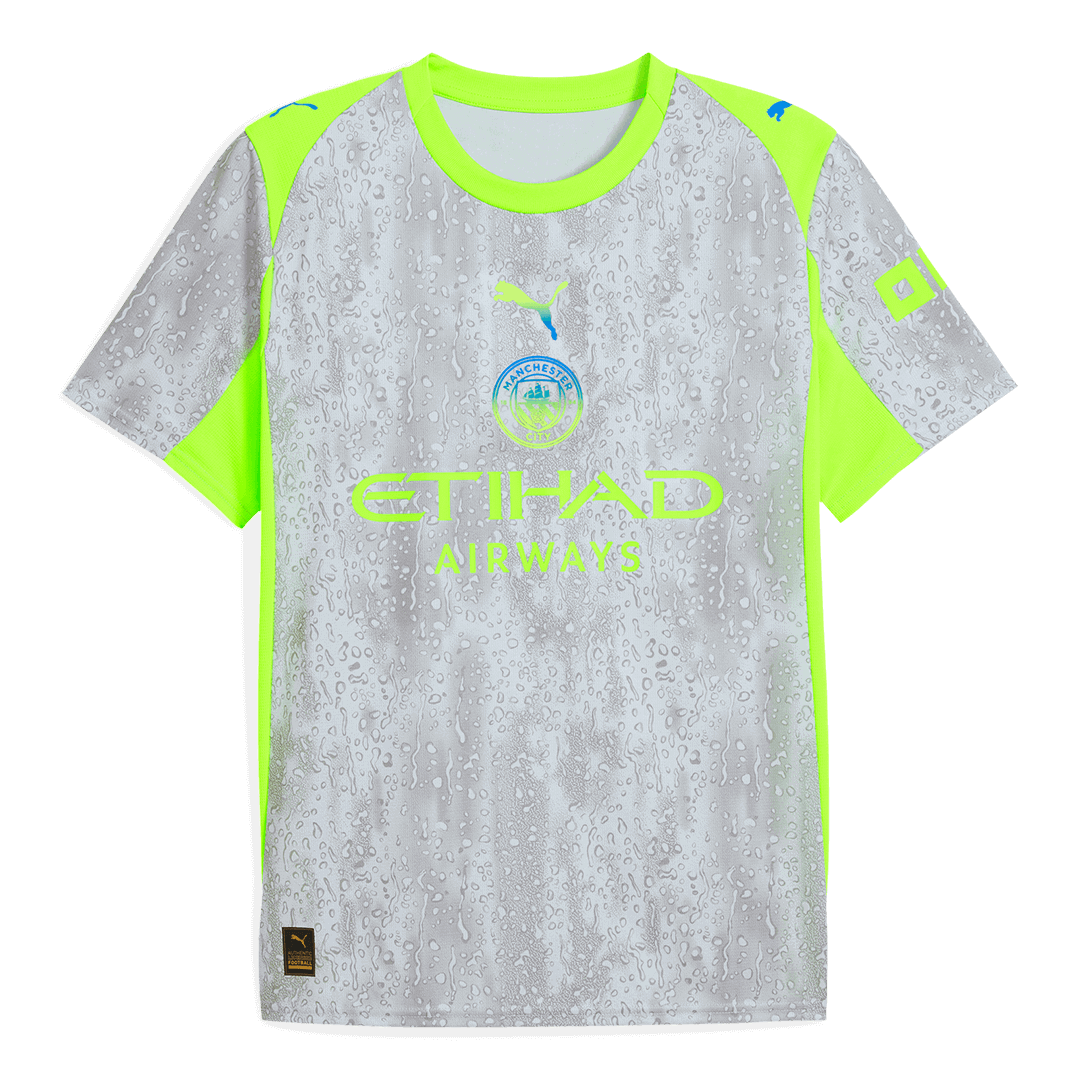 Manchester City Third Away Soccer Jersey 2025/26 โ Fan Version โ ๅๅๅพ 1 Manchester City Third Away Soccer Jersey 2025/26 โ Fan Version โ front view