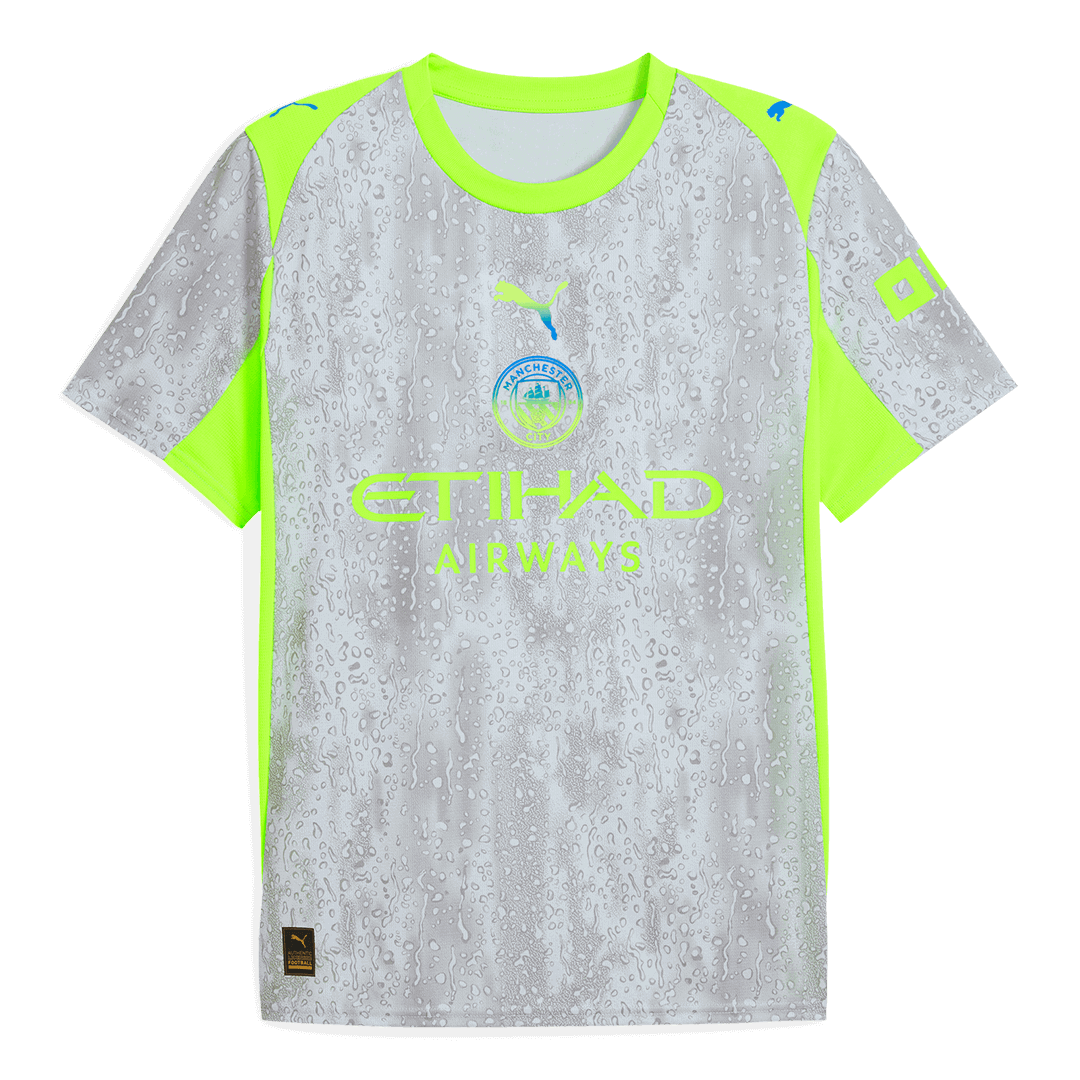 Manchester City Third Away Soccer Kit – Jersey + Shorts 2025/26 – Fan Version – jersey details