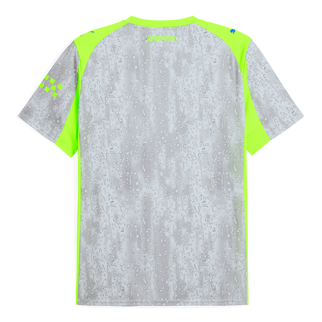 Manchester City Third Away Soccer Jersey Kit(Jersey+Shorts+Socks) 2025/26 β Fan Version β εεεΎ 4 Manchester City Third Away Soccer Jersey Kit(Jersey+Shorts+Socks) 2025/26 β Fan Version β badge and fabric details